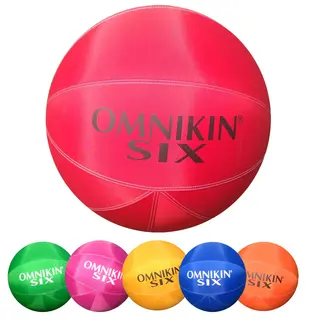 Omnikin&#174; SIX Ball 46 cm Vit bl&#229;sa | stor &#246;ppning | Sixboll