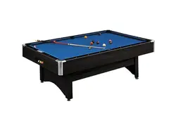 Biljardbord Galant Black Edition 8 fot Blå biljardduk | Spelfält 224x112 cm