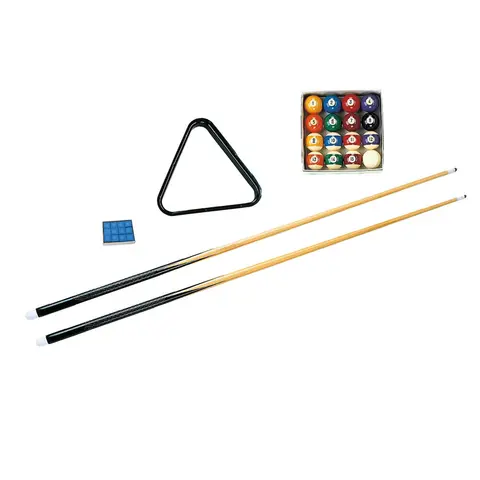 Biljardset Stradivari Standard 2 köer, bollar, krita och plasttriangel
