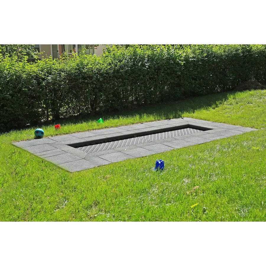 Markstudsmatta Eurotramp Trampolinbana utan tillsyn 