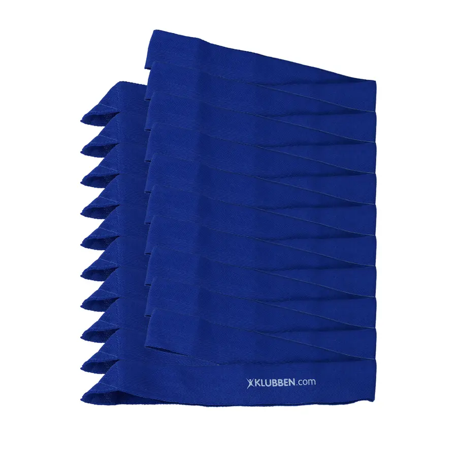 Lagbånd Senior | 10 stk Blå | 10 lagbånd | 60 cm 