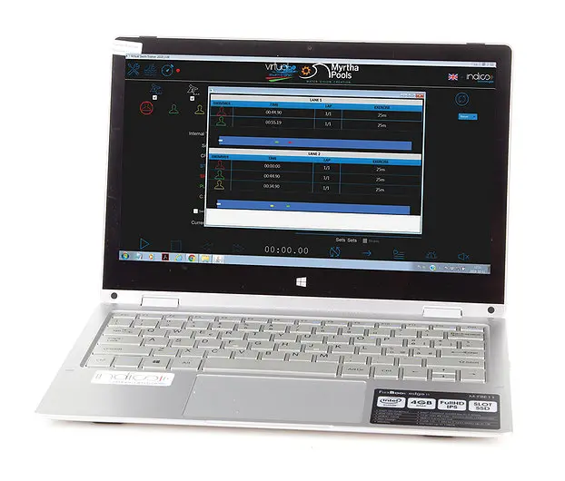 Virtual Swim Trainer Inkluderar 1 bana 25 meter 
