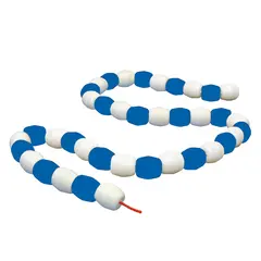 Lina med plastfl&#246;ten i rad  25 meter Vita och bl&#229; plastflott&#246;rer