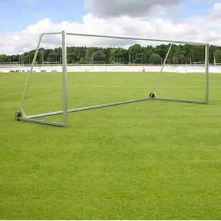 Fotballm&#229;l 7,32x2,44 m helsveiset 11&#39;er m&#229;l | Oval profil | Med hjul