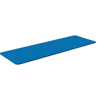 Gymnastikmatta 180x60x1 cm Blå Latexfri Träningsmatta