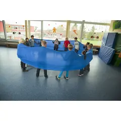 Rondoduk 140 cm | 7,5 m Elastisk duk f&#246;r grupplekar | Bl&#229;