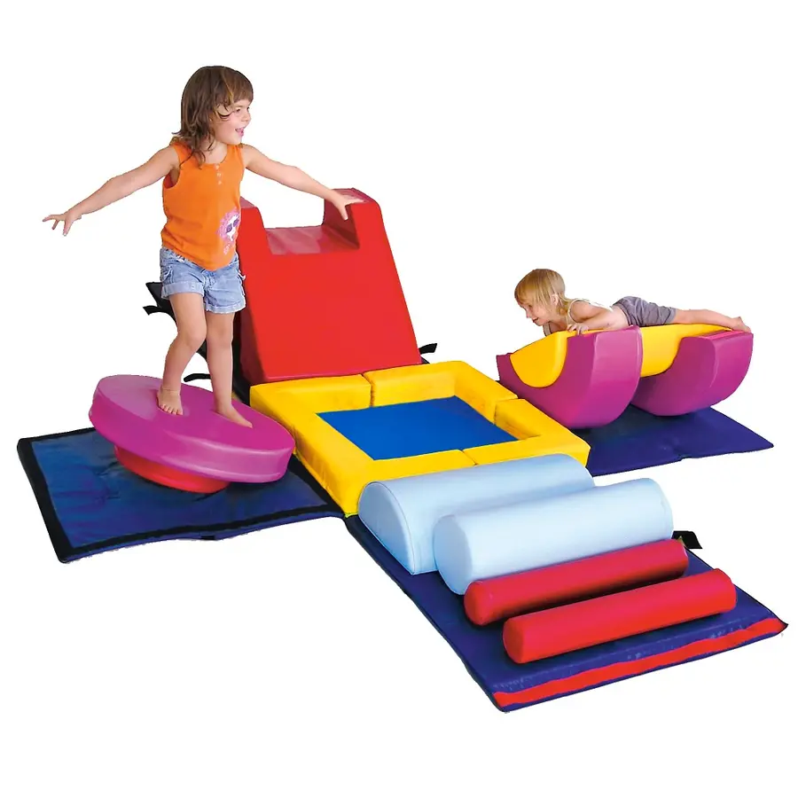 Softplay Gymbox Mini Stora skumklossar för lek 