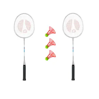 Badmintonsett Fritid Utomhus 2 racketer & 3 badmintonbollar