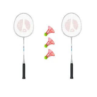 Badmintonsett Fritid Utomhus 2 racketer &amp; 3 badmintonbollar