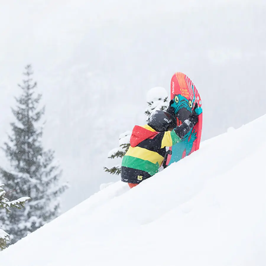 Snowglider Free Surfer Snösurfare med plats för 2 