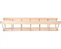 Cube Sports Vingliga bron U3 H&#228;ngbro | 150 x 35 x 25 cm