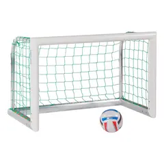 Fotbollsmål Mini Aluminium Helsvetsat 1,20 x 0,80m | Maska 10 cm | Grön