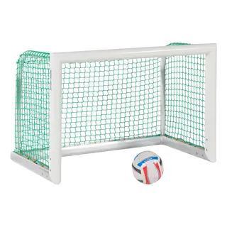 Fotbollsm&#229;l Mini Aluminium Helsvetsat 1,20 x 0,80m | Maska 4,5 cm | Gr&#246;n