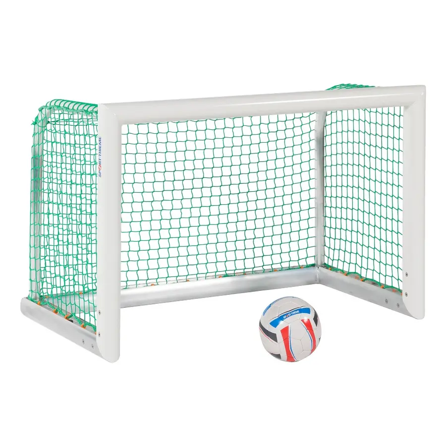 Fotbollsmål Mini Aluminium Helsvetsat 1,20 x 0,80m | Maska 4,5 cm | Grön 