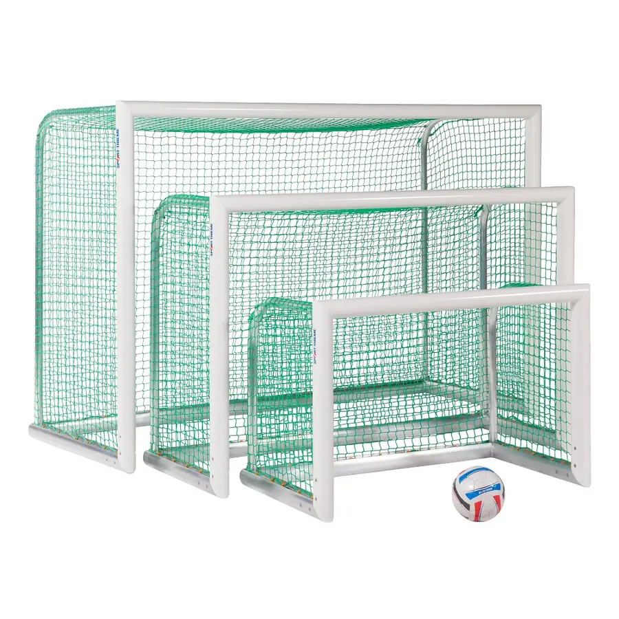 Fotbollsmål Mini Aluminium Helsvetsat 1,20 x 0,80m | Maska 4,5 cm | Grön 