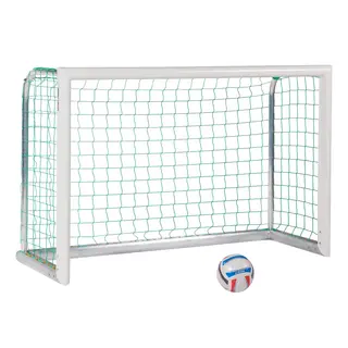 Fotbollsm&#229;l Mini Aluminium Helsvetsat 1,80 x 1,20m | Maska 10 cm | Gr&#246;n