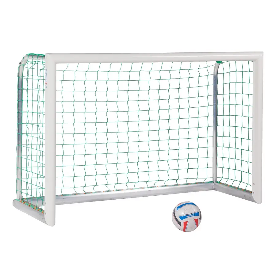 Fotbollsmål Mini Aluminium Helsvetsat 1,80 x 1,20m | Maska 10 cm | Grön 