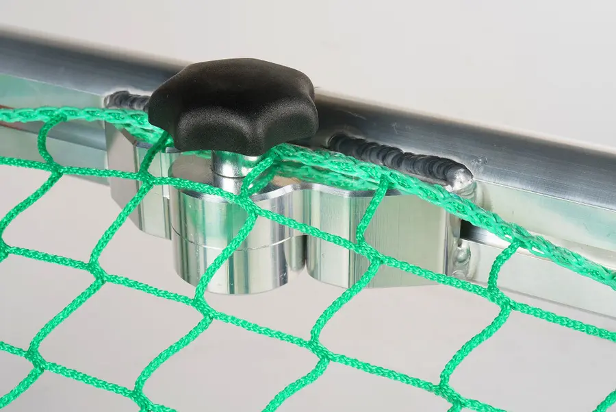 Minimål Safety - Grönt nät 4,5 cm 120x80 cm | Ihopfällbart fotbollsmål 