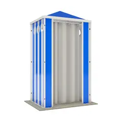 Omkädningshytt Blå Vit 220x105 cm