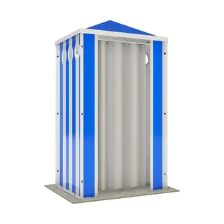 Omkädningshytt Blå Vit 220x105 cm