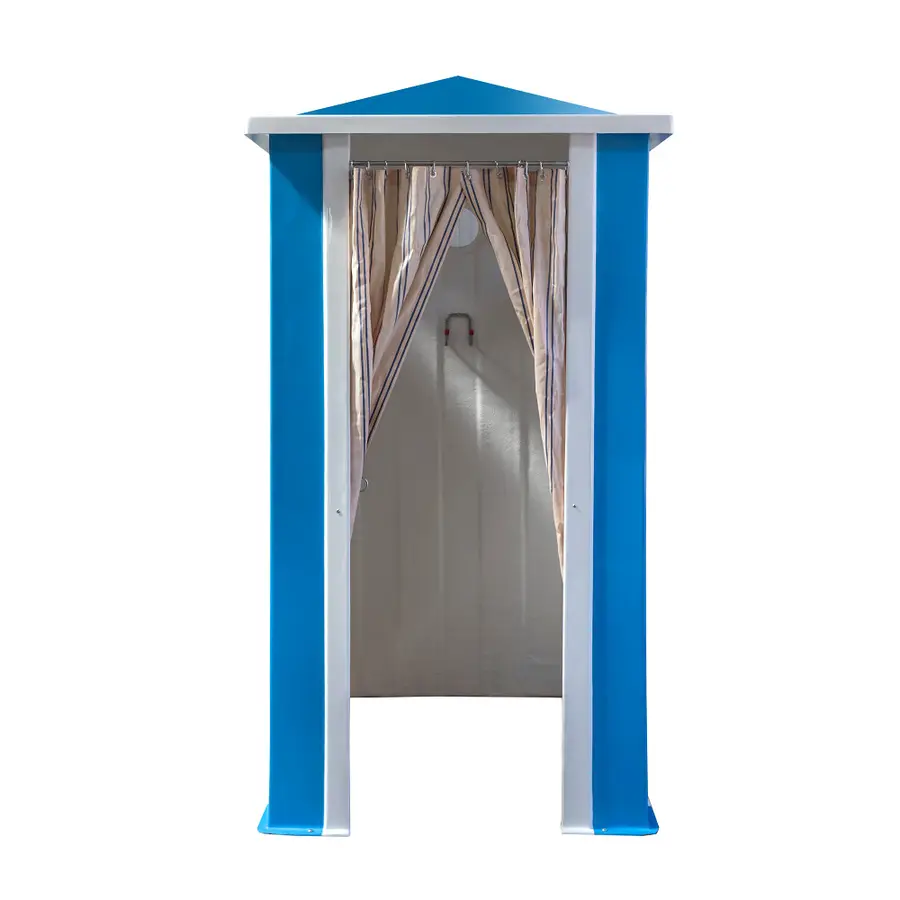 Omkädningshytt Blå Vit 220x105 cm 