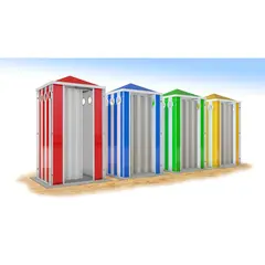 Omkädningshytt 220x105 cm Grön Vit