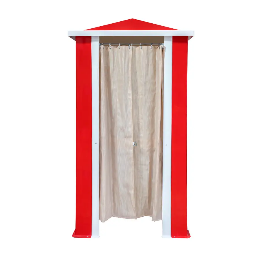 Omkädningshytt Röd Vit 220x105 cm 