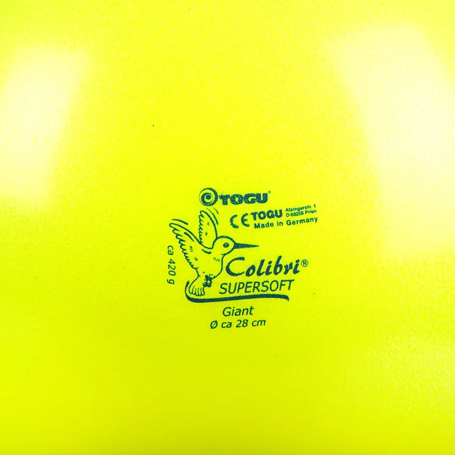 Togu® Colibri Supersoft Mjuk luftfylld  lek och aktivitesboll 