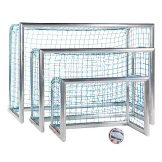Minim&#229;l helsveiset oval profil | 120x80 Robust alu fotballm&#229;l | 10 cm masker