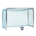 Minimål Protection foldbart 180x120 cm Alu fotballmål med runde hjørner | Blå