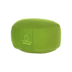 Sittkudde Rondo liten yogakudde | Gr&#246;n H&#246;jd 12 cm | Diameter 30 cm