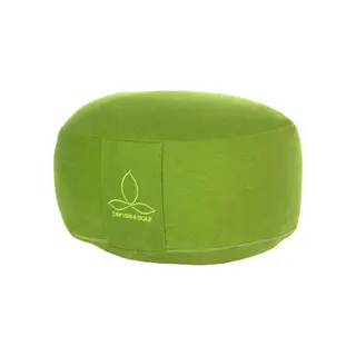 Sittkudde Rondo liten yogakudde | Gr&#246;n H&#246;jd 12 cm | Diameter 30 cm