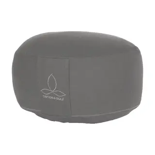 Sittkudde Rondo stor yogakudde | Gr&#229; H&#246;jd 18 cm | Diameter 35 cm
