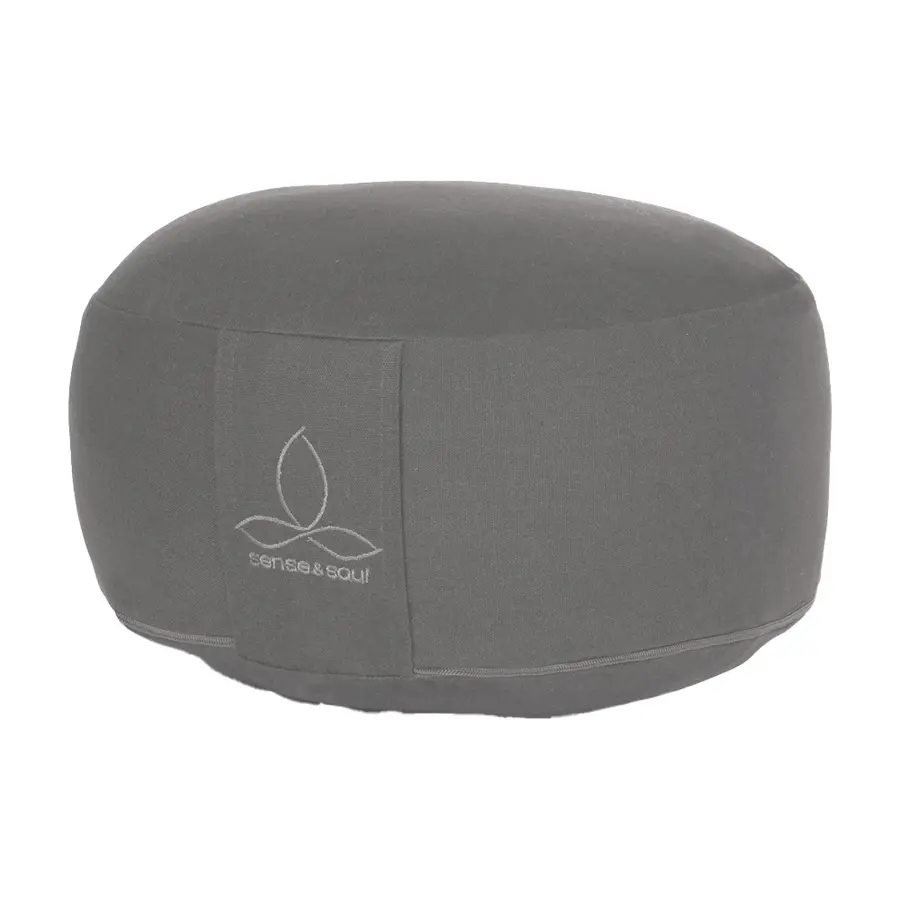 Sittkudde Rondo stor yogakudde | Grå Höjd 18 cm | Diameter 35 cm 