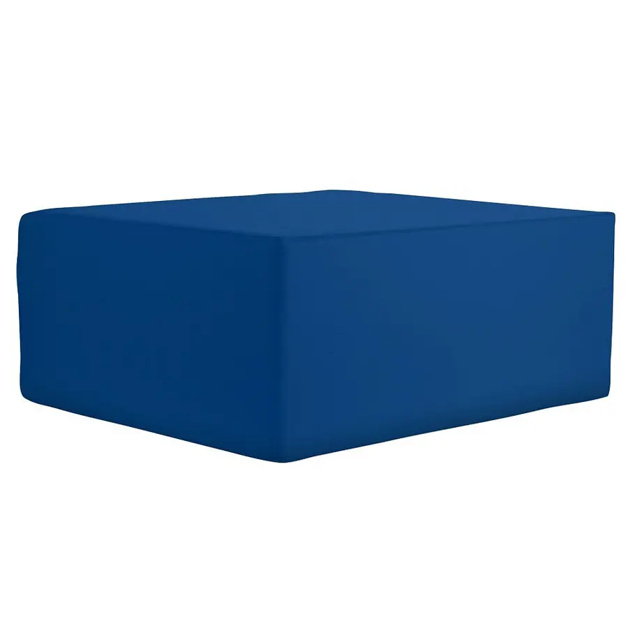 Polyskum rektangulær pute Blå psoaspute 50x40x20 