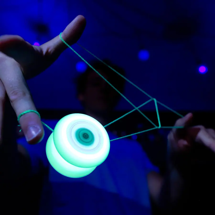 Spinstar LED Yoyo | Gul Jojo | Nybörjare | Responsiv 