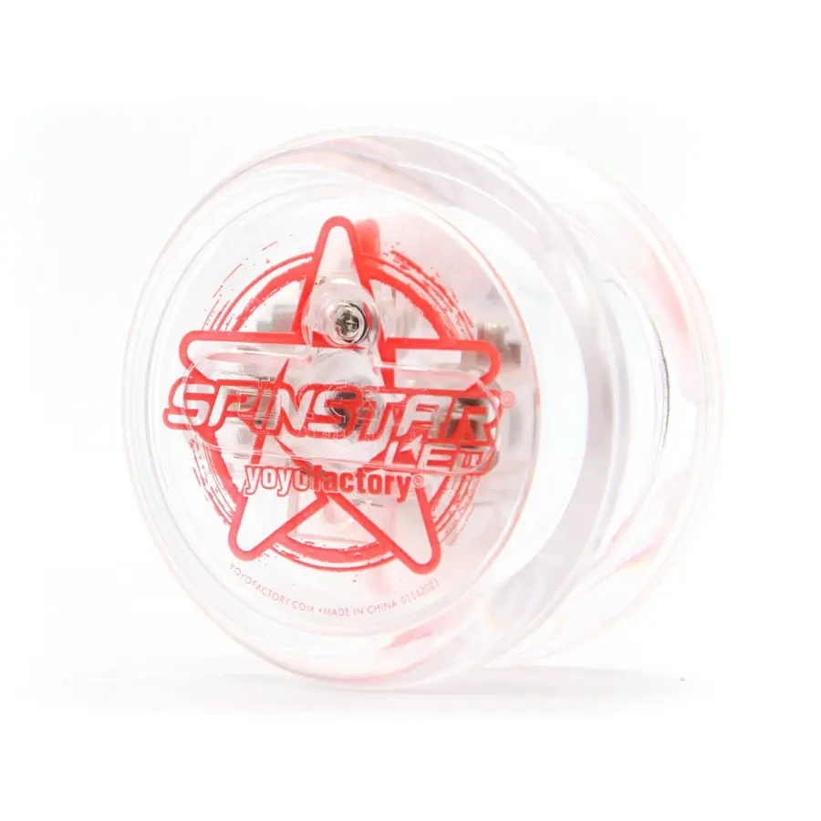 Spinstar LED Yoyo | Rød Nybegynner | Responsiv jojo 