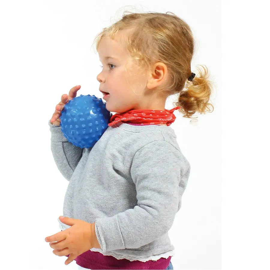 Togu Senso Ball Massageboll 11 cm Terapiboll med rundade taggar | Blå 