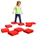 Sensory Blocks 10 st | 25x25x5 cm Mjuka skumblock för motorikbanor