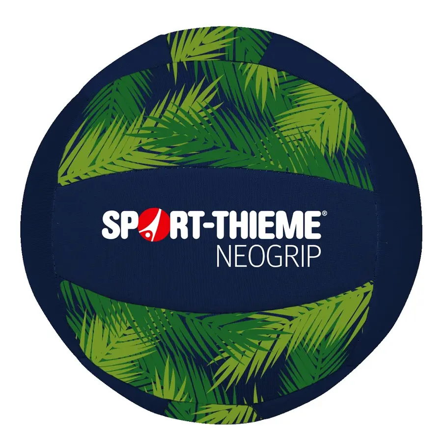 Neoprenboll 22 cm | Grön/Blå För inomhus och utomhusspel Strl 5 