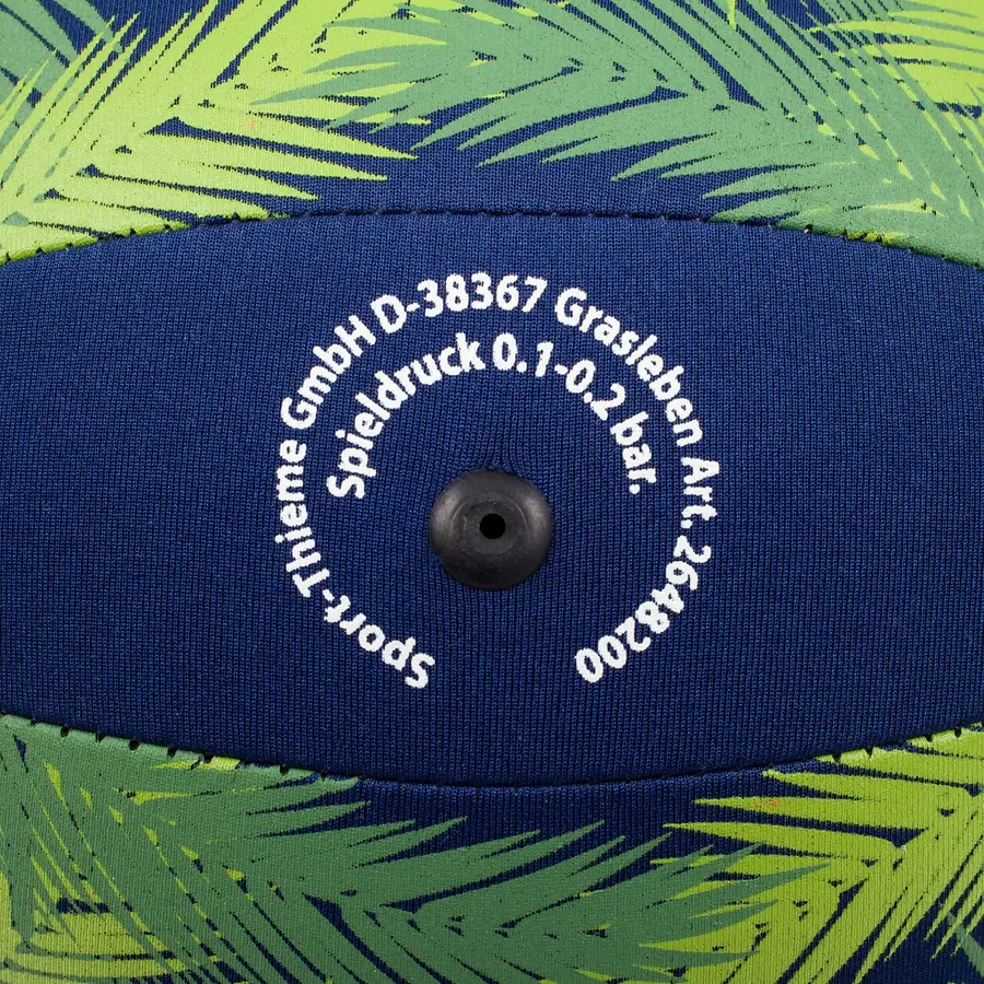 Neoprenboll 22 cm | Grön/Blå För inomhus och utomhusspel Strl 5 