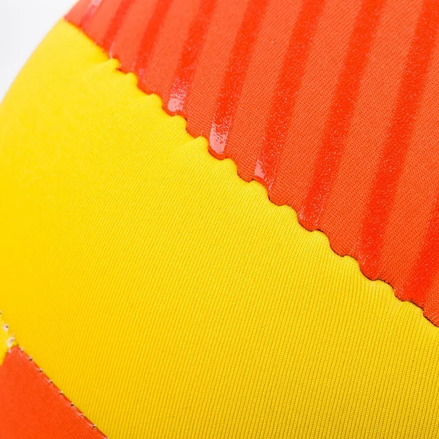 Neoprenboll 22 cm | Gul/Orange För inomhus och utomhusspel Strl 5 