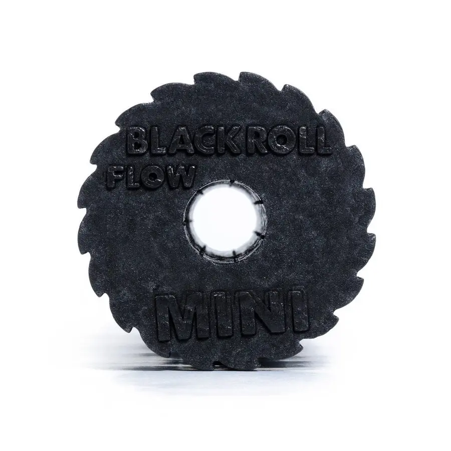 Blackroll Fascia Mini Flow Massagerulle | 5,5 x 15 cm | Svart 