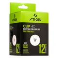 Bordtennisboll Stiga Cup 12 st. Vita | ABS