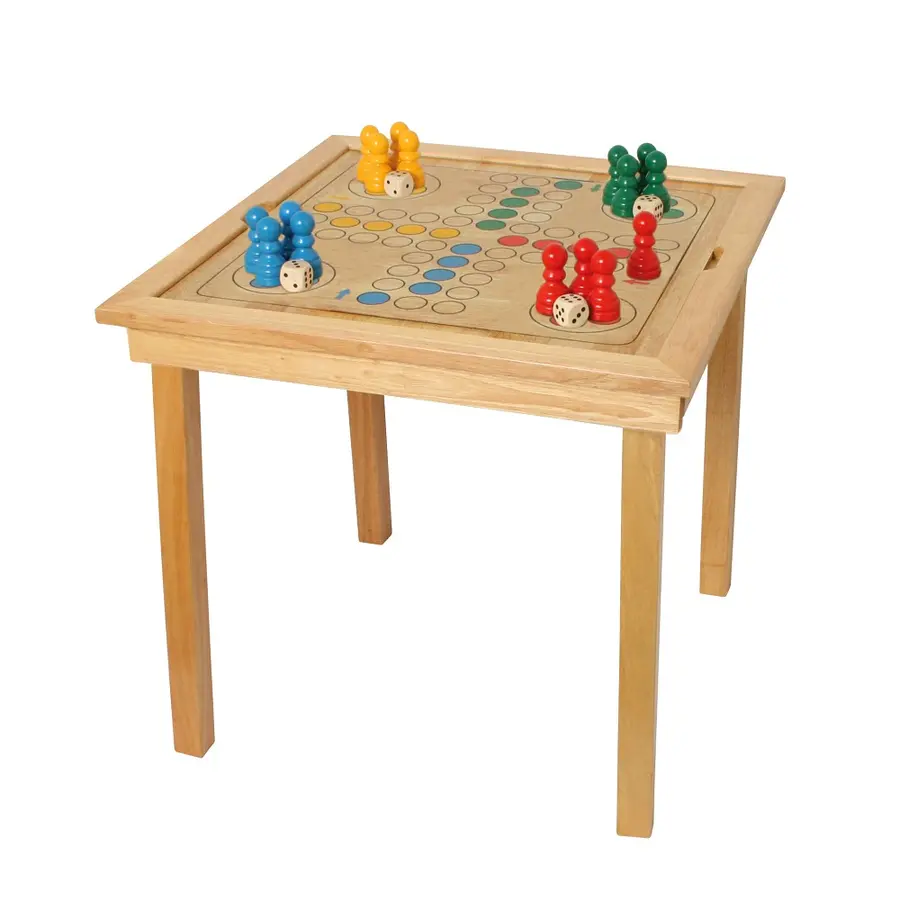 Schackbord inklusive pjäser Spelbord med Schack, Dam, Fia med knuff 