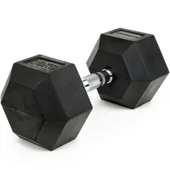 Hantel Sexkantig Gummibelagd 30 kg