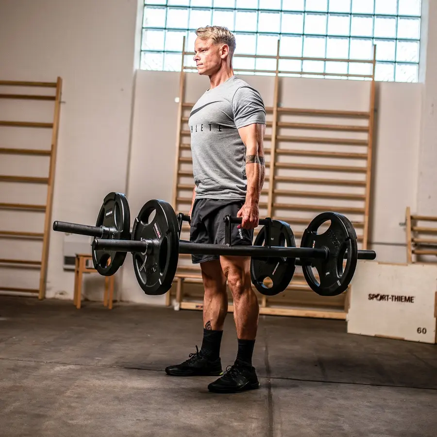 Farmers Walk Bar 50 mm Skivstång med handtag | 152 cm 