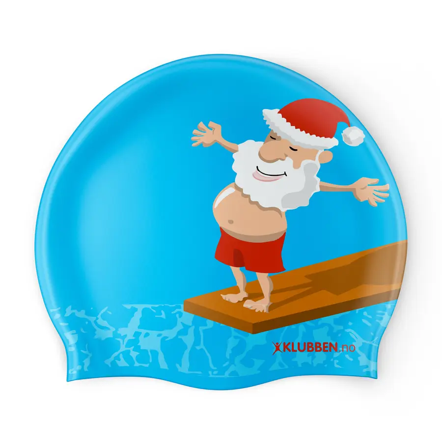 Badmössa Jul | Santa Swim Julbadmössa Klubbenlogga 