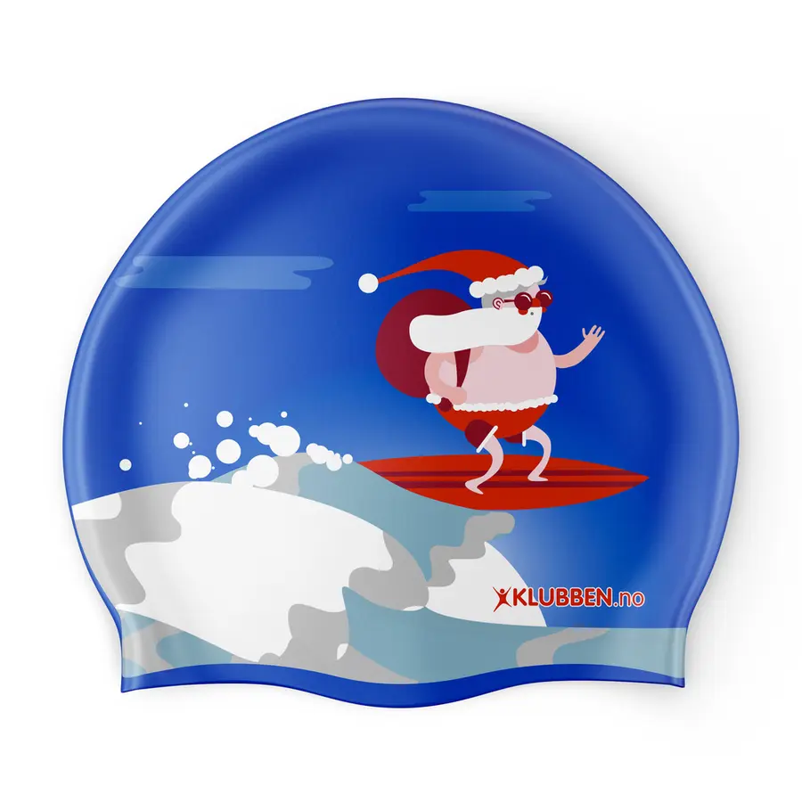 Badmössa Jul | Santa Surf Julbadmössa Klubbenlogga 