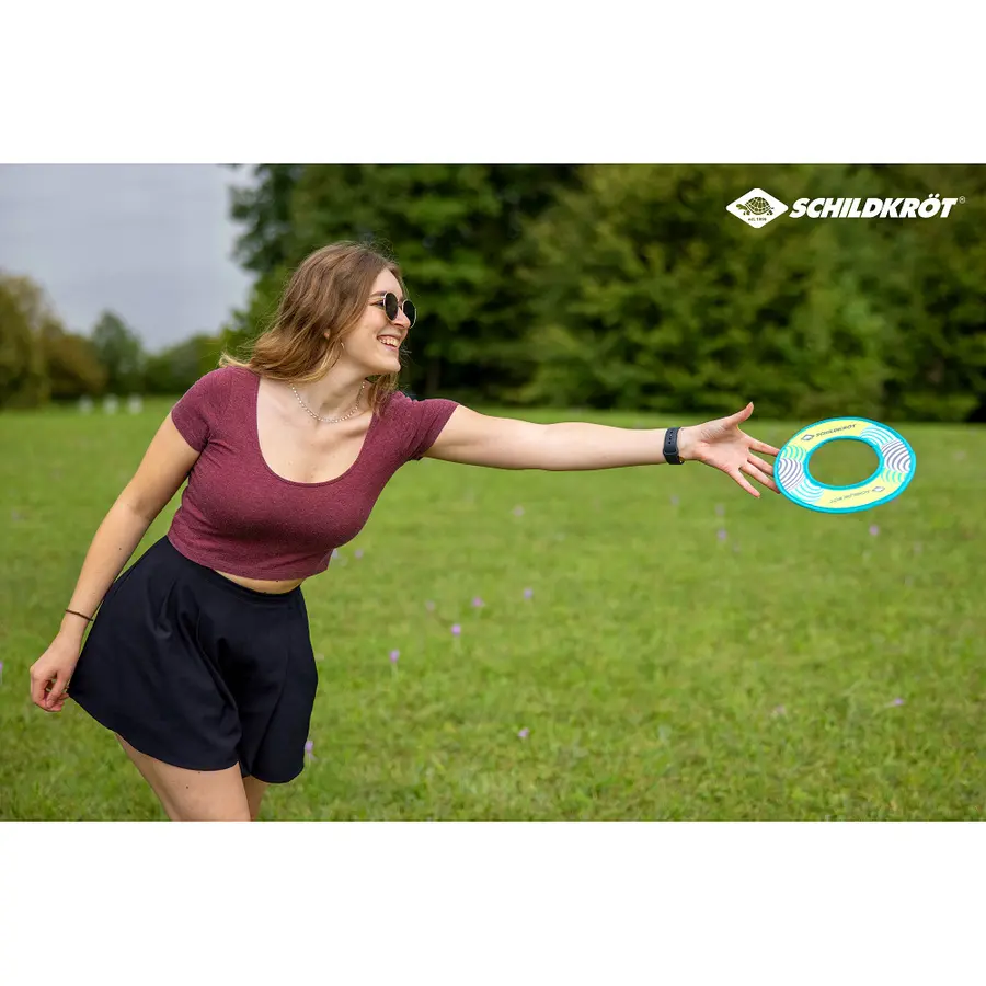 Schildkröt neopren frisbee Kastring för vatten och land 